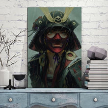 Charger l'image dans la galerie, Tableau japonais Femme samouraï masquée - Kimono Japonais