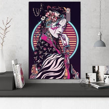Charger l'image dans la galerie, Tableau japonais Geisha gothique - Kimono Japonais