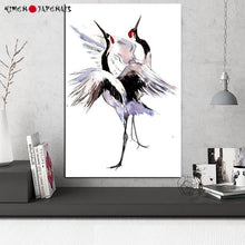 Charger l'image dans la galerie, Tableau Japonais Grue du bonheur - Kimono Japonais