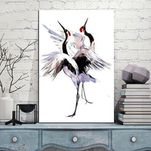 Charger l'image dans la galerie, Tableau Japonais Grue du bonheur - Kimono Japonais