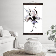 Charger l'image dans la galerie, Tableau Japonais Grue du bonheur - Kimono Japonais