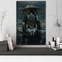 Charger l'image dans la galerie, Tableau japonais Guerrière Japonaise rurale - Kimono Japonais