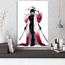 Charger l'image dans la galerie, Tableau japonais Guerrière Ninja - Kimono Japonais