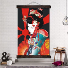 Charger l'image dans la galerie, Tableau Japonais Kimono Floral - Kimono Japonais