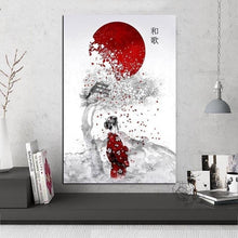 Charger l'image dans la galerie, Tableau Japonais La Geisha et le cerisier - Kimono Japonais