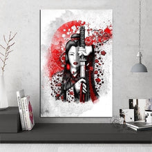 Charger l'image dans la galerie, tableau japonais Onna Bugeisha - Kimono Japonais