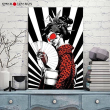 Charger l'image dans la galerie, Tableau japonais pop Geisha Rock n’ Roll - Kimono Japonais