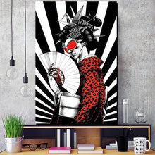 Charger l'image dans la galerie, Tableau japonais pop Geisha Rock n’ Roll - Kimono Japonais