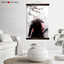 Charger l'image dans la galerie, Tableau japonais Samouraï dans la brume - Kimono Japonais