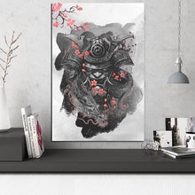 Charger l'image dans la galerie, tableau japonais Samouraï et Sakura - Kimono Japonais
