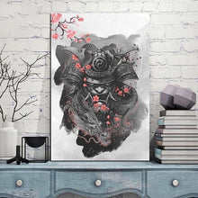 Charger l'image dans la galerie, tableau japonais Samouraï et Sakura - Kimono Japonais