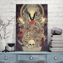 Charger l'image dans la galerie, Tableau Japonais Ying Yang 35X50Cm Sans Support Tableaux