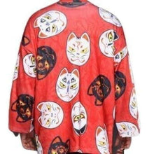 Charger l'image dans la galerie, Veste Kimono Bakeneko Kimono Cardigan Haori mixte Kimonojaponais M-L