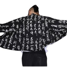 Charger l'image dans la galerie, Veste Kimono Caractères Kimono Cardigan Haori mixte Kimonojaponais