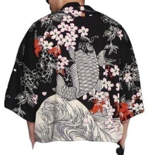 Charger l'image dans la galerie, Veste Kimono - Carpe du Japon Kimono Cardigan Haori mixte Kimonojaponais