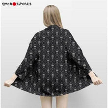 Charger l'image dans la galerie, Veste Kimono CRANE Kimono Cardigan Haori mixte Kimonojaponais