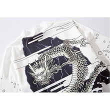 Charger l'image dans la galerie, Veste Kimono Dragon des mers Kimono Cardigan Haori mixte Kimonojaponais