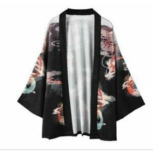 Charger l'image dans la galerie, Veste Kimono ´Dragon du lac´ Kimono Cardigan Haori mixte Kimonojaponais