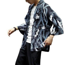 Charger l'image dans la galerie, Veste Kimono Envol de grues Kimono Cardigan Haori mixte Kimonojaponais M