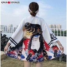 Charger l'image dans la galerie, Veste Kimono Femme Akane Kimono Cardigan Haori mixte Kimonojaponais