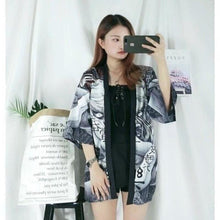 Charger l'image dans la galerie, Veste Kimono Femme Akema Kimono Cardigan Haori mixte Kimonojaponais
