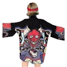 Charger l'image dans la galerie, Veste Kimono Femme Akemi Kimono Cardigan Haori mixte Kimonojaponais