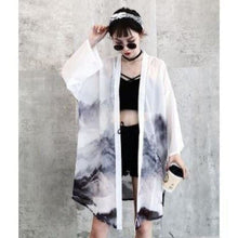 Charger l'image dans la galerie, Veste Kimono Femme Ara Kimono Cardigan Haori mixte Kimonojaponais