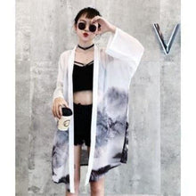Charger l'image dans la galerie, Veste Kimono Femme Ara Kimono Cardigan Haori mixte Kimonojaponais