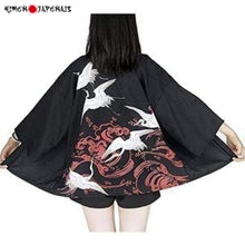 Charger l'image dans la galerie, Veste Kimono Femme Envol Kimono Cardigan Haori mixte Kimonojaponais