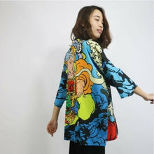 Charger l'image dans la galerie, Veste Kimono Femme Flashy Manga - Kimono Japonais
