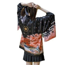 Charger l'image dans la galerie, Veste Kimono Femme Genji Kimono Cardigan Haori mixte Kimonomania