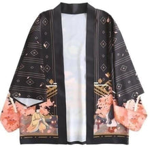 Charger l'image dans la galerie, Veste Kimono Femme Genji Kimono Cardigan Haori mixte Kimonomania