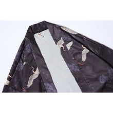 Charger l'image dans la galerie, Veste Kimono Femme Grues Songe - Kimono Japonais