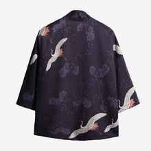 Charger l'image dans la galerie, Veste Kimono Femme Grues Songe - Kimono Japonais