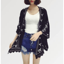 Charger l'image dans la galerie, Veste Kimono Femme Jersey - Kimono Japonais