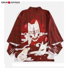 Charger l'image dans la galerie, Veste Kimono Femme Kabuki Kimono Cardigan Haori mixte Kimonomania Mauve