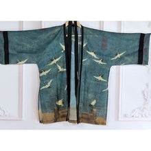 Charger l'image dans la galerie, Veste Kimono Femme Kanji Kimono Cardigan Haori mixte Kimonojaponais