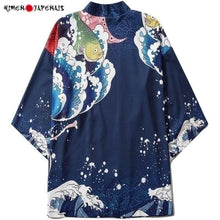 Charger l'image dans la galerie, Veste Kimono Femme Méduse Kimono Cardigan Haori mixte Kimonomania M