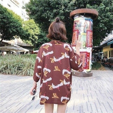 Charger l'image dans la galerie, Veste Kimono Femme Meiji Kimono Cardigan Haori mixte Kimonojaponais