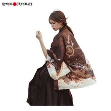 Charger l'image dans la galerie, Veste Kimono Femme ´´Mer´´ Kimono Cardigan Haori mixte Kimonomania