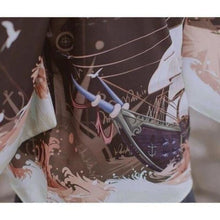 Charger l'image dans la galerie, Veste Kimono Femme ´´Mer´´ Kimono Cardigan Haori mixte Kimonomania