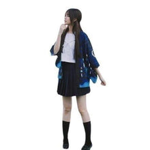 Charger l'image dans la galerie, Veste Kimono Femme Nuit fantastique Kimono Cardigan Haori mixte Kimonomania
