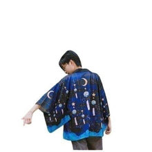Charger l'image dans la galerie, Veste Kimono Femme Nuit fantastique Kimono Cardigan Haori mixte Kimonomania