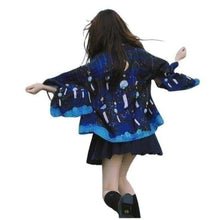 Charger l'image dans la galerie, Veste Kimono Femme Nuit fantastique Kimono Cardigan Haori mixte Kimonomania
