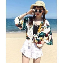 Charger l'image dans la galerie, Veste Kimono Femme Playa Kimono Cardigan Haori mixte Kimonojaponais