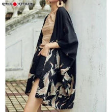 Charger l'image dans la galerie, Veste Kimono Femme Zea Kimono Cardigan Haori mixte Kimonojaponais