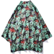 Charger l'image dans la galerie, Veste Kimono Feuilles du Japon Kimono Cardigan Haori mixte Kimonojaponais