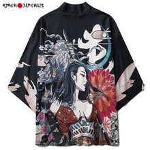 Charger l'image dans la galerie, Veste Kimono´Geisha´ Kimono Cardigan Haori mixte Kimonojaponais M