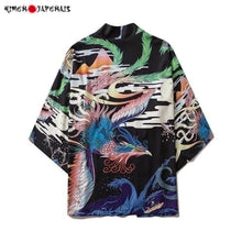 Charger l'image dans la galerie, Veste Kimono Hawaii Kimono Cardigan Haori mixte Kimonojaponais XL