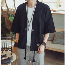 Charger l'image dans la galerie, Veste Kimono Homme Fujiko Kimonos Cardigan Street Mixte Kimonojaponais